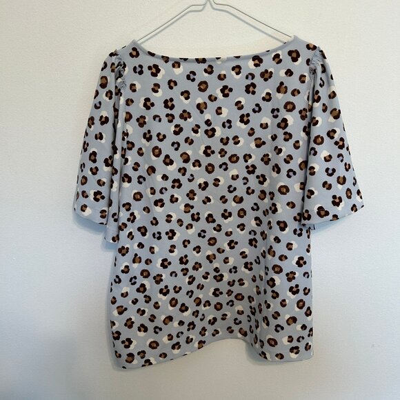 Ann Taylor Animal Print Blouse - Picture 4 of 6